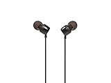 JBL Tune 110 – In-Ear Kopfhörer mit verwicklungsfreiem Flachbandkabel und Mikrofon in Schwarz –...