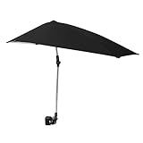 Versa-Brella Verstellbarer Sonnenschirm - 107 cm, mit 360° 3-Wege-Schwenk, UPF 50+ Schutz, leicht &...