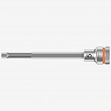 Wera 003051 8740 B Zyklop Sechskant-Bit-Stecknuss, 3/8-Zoll-Antrieb, 5,0 x 107 mm