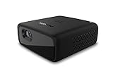 Philips PicoPix Micro+, Portable Projector, LED DLP, 3h Battery Life, HDMI, Built-in Speaker,...