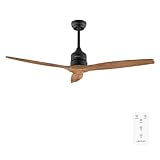 Cecotec - Deckenventilatoren EnergySilence Aero 5270 DarkWood, DC 40W Motor, 132 cm, 3 Klingen,...