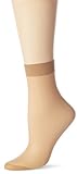Nur Die 2er Pack Söckchen 20 DEN transparente Nylon Feinsöckchen matt breiter Komfortbund Damen