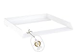 Shefa Kids Wickelaufsatz 800 - Universeller Wickeltischaufsatz für Ikea Kommoden MALM, HEMNES und...