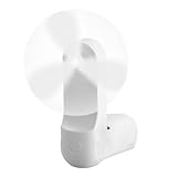 Muuookka Faltbarer Handventilator, Studenten- und Outdoor-Ventilator, Geschenk Weißer