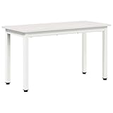 vidaXL Bank Weiß 80 x 35 x 45 cm Massives Kiefernholz, Urban Living Dekor, Moderne Bank für...