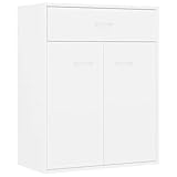 vidaXL Sideboard, Kommode mit viel Stauraum, Schrank mit 1 Schublade 2 Türen, Mehrzweckschrank...