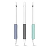 Delidigi 3 Stück Apple Pencil Griff Schutzhülle Silikon Halter Ergonomisches Ärmelzubehör...