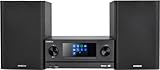 Kenwood M-9000S-B - Smart Micro Hi-Fi System mit Internetradio, DAB+, CD/USB und Audiostreaming,...