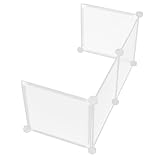 ELAYARD Kunststoff Spuckschutz Trennwand 60x30x30cm Stabiler Niesschutz Für Schreibtisch...