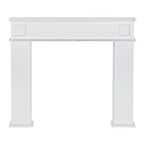 IDMarket - Dekorative Konsole Kaminumrandung mit Ablagen