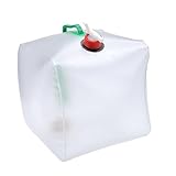 SOPOTUTU Faltbarer Wasserkanister Bpa Frei aus Hochwertigem PVC Flexibel Auslaufsicher mit...