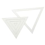 GLEAVI 20 Stück Teiliges Dreieckiges Spiegel Mirror Wandsticker Selbstklebend Dekorativ für...
