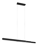 Trio Leuchten LED Pendelleuchte Helios 343310332, Metall Schwarz matt, inkl. 48 Watt LED, Touch...
