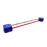 Slackline für Kinder, zur Entwicklung von Gleichgewicht und Koordination, Blau und Rot