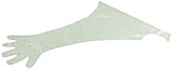 Teqler Veterinär-Handschuhe mit Schulterschutz, grün-transparent, 50 Stück (1er Pack)