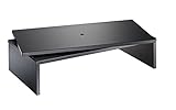 Meliconi Space System TV Desk, Schwenkbarer TV- und Monitorständer, um 360° Drehbarer Fuß,...