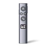 NORWII N95s BLE Präsentations-Fernbedienung mit digitalem Zeiger für PowerPoint-Präsentationen...