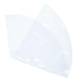 MUELODSIC Transparente Runde Tischdecke Wasser Ölbeständig Leicht zu Reinigen Hitzebeständig...