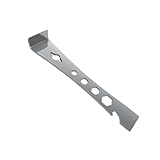 StainlessSteel Prybar Scraper Remove Restes from Steel Aluminum And More BuiltIn Nail Pullers And...