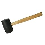 Silverline HA72 Gummihammer, schwarz 454 g