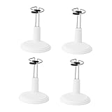 Supvox 4 Stück Kreativer Puppenhalter Tragbarer Bärenstand Weiß Puppenaufbewahrung für Zuhause...