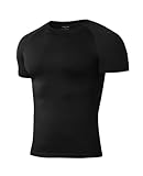 Niksa 1 Pack Kompressionsshirt Herren, Funktionsshirt Atmungsaktiv Sportshirt Herren Kurzarm...