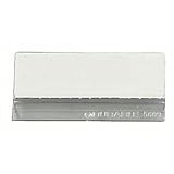 Durable Reiter transparent, mit blanko Einsteckschildern - für SHERPA Sichttafeln, 560919