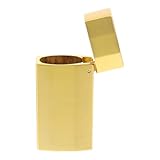 HANABASS Metall Feuerzeugetui Vintage Kompakte Klapphülle aus Robustem Metall Universell Passend...