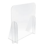 Spuckschutz aus 5mm Acrylglas extra dick Virenschutz, Hustenschutz, Thekenaufsatz ohne Durchreiche,...