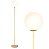 RELAX4LIFE 164 cm Stehlampe, Metall Stehleuchte mit Fußschalter & Gewichtetem Sockel, moderne...