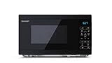 SHARP MS02EB Mikrowelle (Mikrowelle: 800W, 11 Leistungsstufen, Auftaufunktion, Abmessungen:...