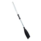 GLEAVI Verdicktes Kajakpaddel aus Aluminium Robustes Kanupaddel mit Gummiblatt Leichtes...