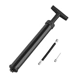 Tidevib Hochdruck-Ballpumpe mit Manometer und Drehdüse für Fußball, Basketball, Volleyball,...