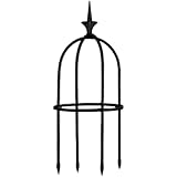 Ngbbby 29, 5 x 6 Zoll Eisenturm-Obelisk-Gartenspalier für Kletterpflanzen – Unterstützung für...