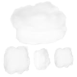 STOBAZA 4 Stück Wolken Deko aus Baumwolle 3D Wolkenanhänger in Zwei Größen Wiederverwendbare...