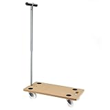 Wiltec 2X Transportroller mit Griff 575 x 290 x 650 mm mit 200 kg Traglast je Möbelroller,...