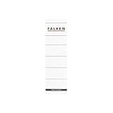 Original Falken 10er Pack Ordner-Rückenschild. Made in Germany. Etiketten 54 x 190 mm zum...