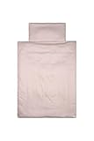 YENGAS Kinder-Bettwäsche-Set mit Reißverschluss 100x135 cm, einfarbig, 100% Baumwolle (Oeko-TEX),...