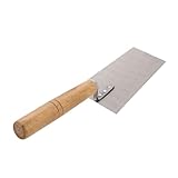 Homoyoyo Kelle mit Holzgriff Betonkelle Trockenbau-Verputzwerkzeug Gipskelle Kelle Betonwerkzeug...