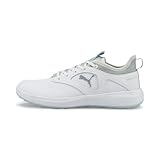 PUMA Damen Ignite Malibu Wmns Golfschuhe, White Silver Lucite Metallic Gray, 41 EU