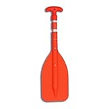 Bootskiste 53-107 cm Teleskop Paddel Stechpaddel Notpaddel Hilfspaddel (orange)