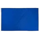 AZ FLAG - Autofahne Einfarbig Blau - 45x30 cm - Einfarbig Autoflagge 30 x 45 Cm - Auto Flaggen