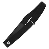 BESTonZON Verstellbarer Fitness Herzfrequenz Brustgurt 110cm mit Silikonelementen Ersatz Monitorband...