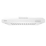 CIARRA Dunstabzugshaube 60 cm Unterbau, Integrierte Unterbauhaube oberschrank Abluft Einbauhaube aus...