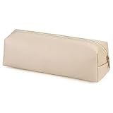 JJiaoLinin Leder Federmäppchen, Tragbare PU-Federmäppchen Kosmetik-Organizer-Tasche Schreibwaren...