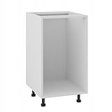 Unterbau-Küchenkorpus 45/82 zur Selbstmontage - 18 mm Möbelplatte - mit höhenverstellbaren...