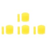 DIYEAH 5 Stück Professioneller Aquariumschwämme Gelber Vorfilter aus Grober Baumwolle...