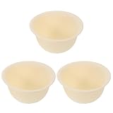 HAPINARY 3Er Set Silikon Mischschalen Für Gesichtsmasken Beige
