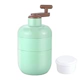 Duvcoywae Eiszerkleinerer | Manuelle Handkurbel Hobelmaschine - Schneekonemaschine Aus Edelstahl |...