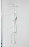 Harnart Edelstahl Regendusche Duschsystem Ohne Armatur Duscharmatur Komplettset Set Duschstange mit...